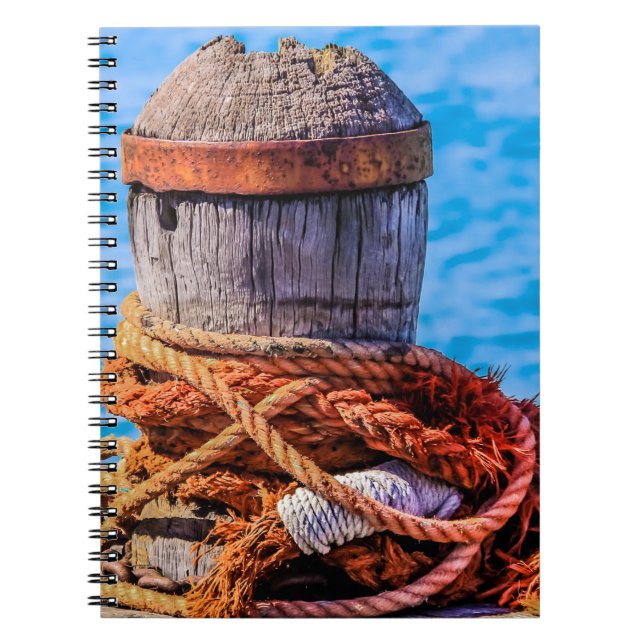 Old Mooring Bollard Notebook (Front)