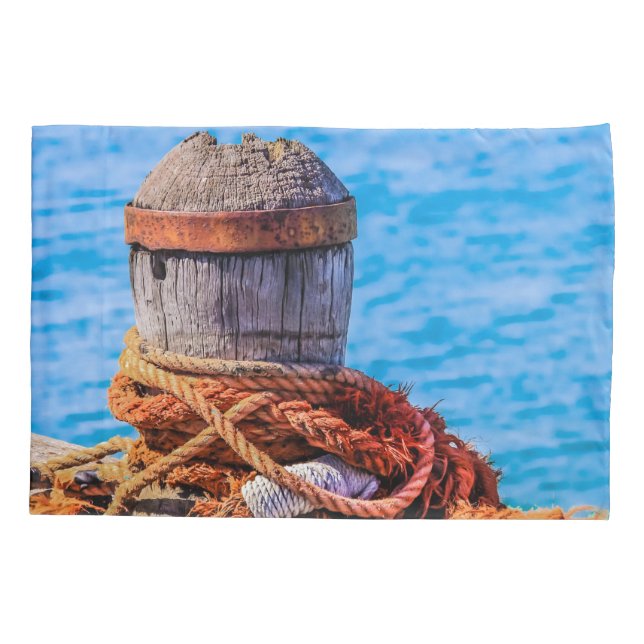 Old Mooring Bollard Pillowcase (Back)