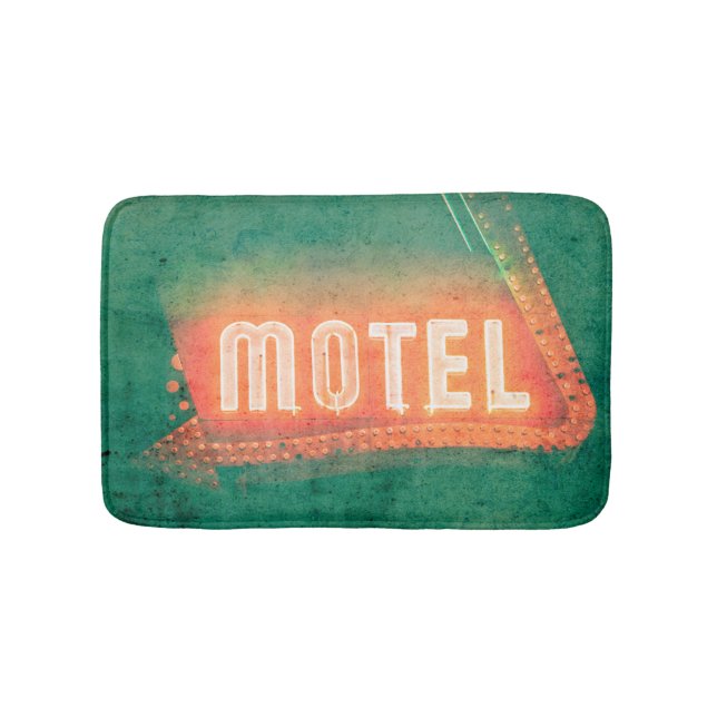 Old Motel Bath Mat (Front)