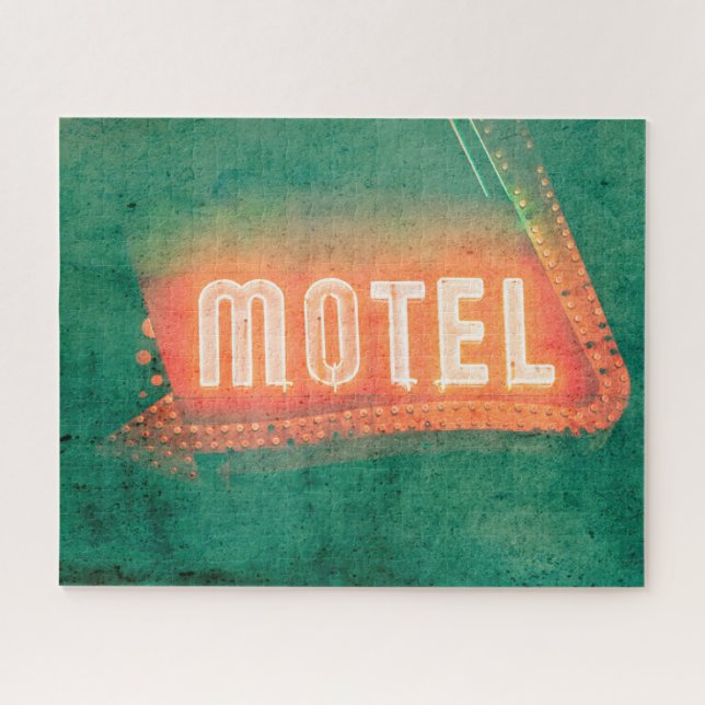 Old Motel Jigsaw Puzzle (Horizontal)