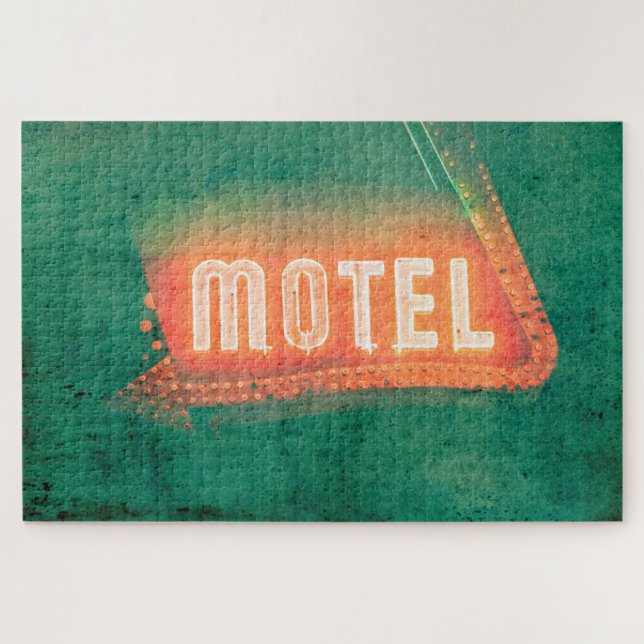 Old Motel Jigsaw Puzzle (Horizontal)