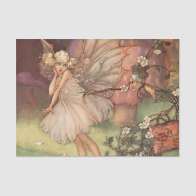 “Old Mother Bramble” by Florence Anderson Tissue Paper (Front)