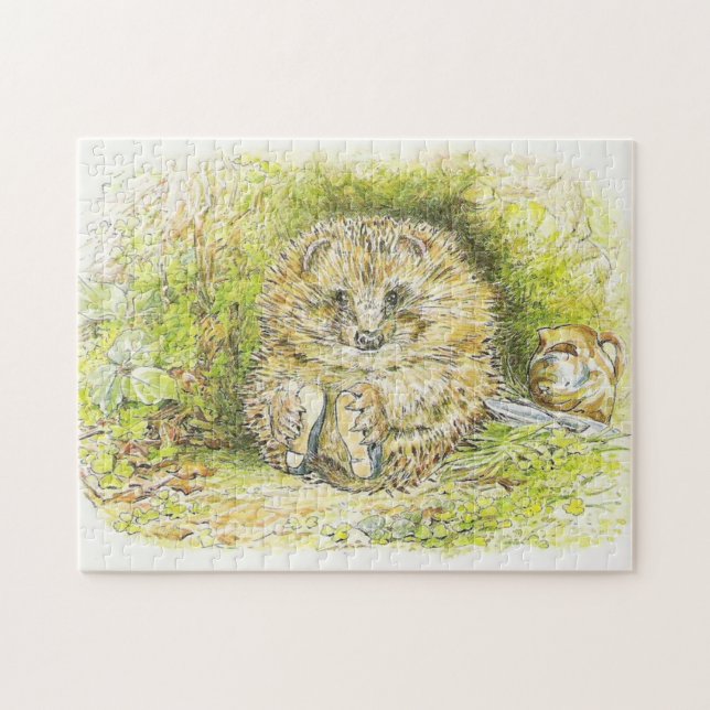 Old Mr Prickly Pin (Hedgehog) (by Beatrix Potter) Jigsaw Puzzle (Horizontal)