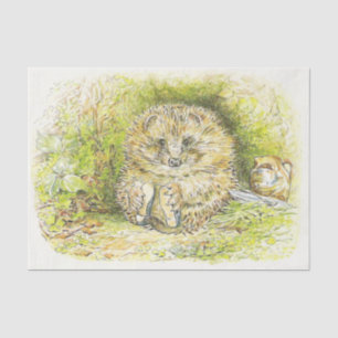 Old Mr Prickly Pin (Hedgehog) (by Beatrix Potter) Tissue Paper