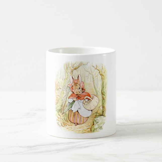 Old Mrs Rabbit (Little Red Riding Hood) (B Potter) Coffee Mug (Center)