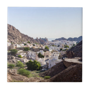 Old Muscat original historic city of Muscat - Oman Tile