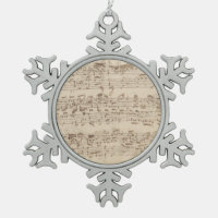 Old Music Notes - Bach Music Sheet