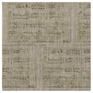 Old Music Notes - Chopin Music Sheet Fabric
