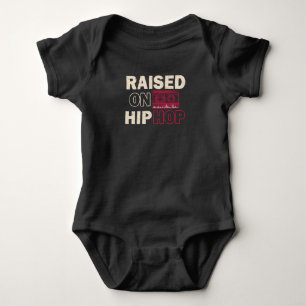 Old Music Rap Childhood Vintage Hip Hop Bass Baby Bodysuit