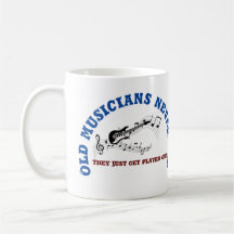Old Musicians never die (guitar) coffee mug
