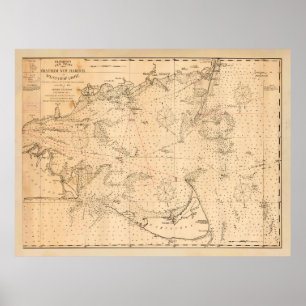 Old Nantucket & Cape Cod Map (1894)  Poster