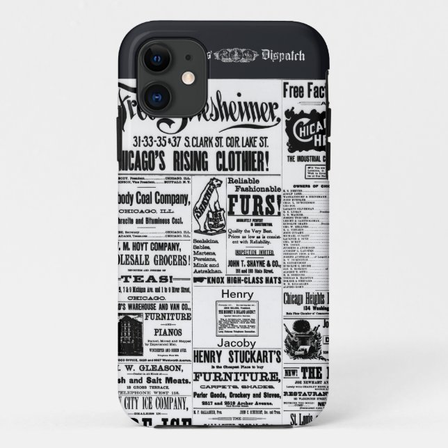 Old Newspaper Ads Times Dispatch Case-Mate iPhone Case (Back)