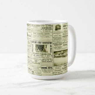 Old Newspaper Coffee Mug