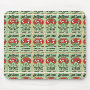 Old No 7 Whiskey Label Mouse Pad