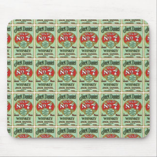 Old No 7 Whiskey Label Mouse Pad