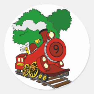 Old No.9 Classic Round Sticker