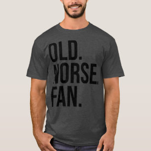 Old Norse Fan black text T-Shirt