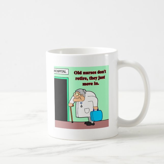 old nurses coffee mug (Right)