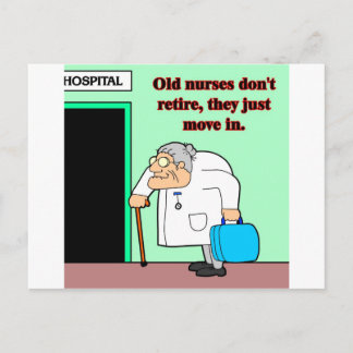 old nurses postcard