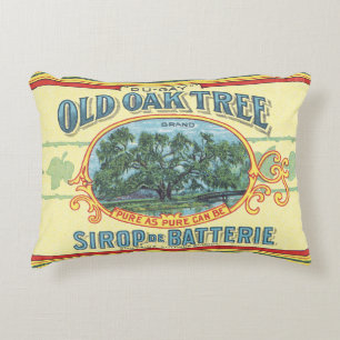 Old Oak Tree Sirop de Batterie Accent Pillow
