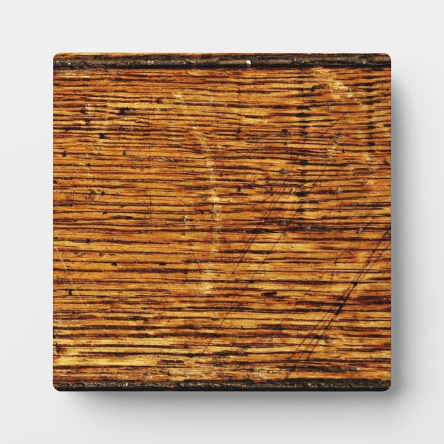 Old Oak Wood Plaque (Front)