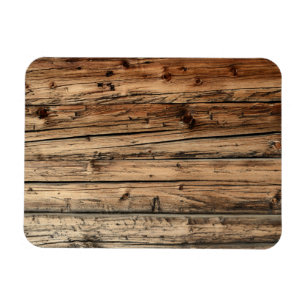 Old oak wood texture background rectangular magnet