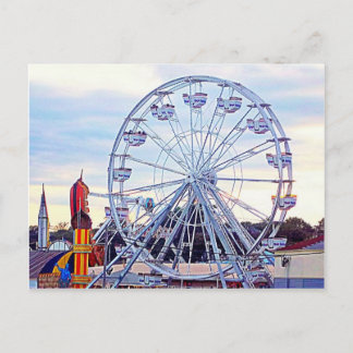 Old Orchard Beach Ferris Wheel New England Postcard