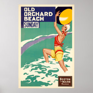 Old Orchard Beach, Maine poster