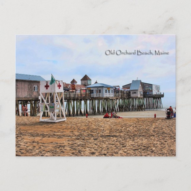 Old Orchard Beach Postcard (Front)