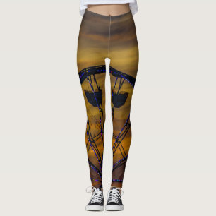Old Orchard Beach Sunset Leggings