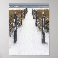 old orchard beach winter walk