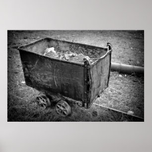 Old Ore Cart Poster