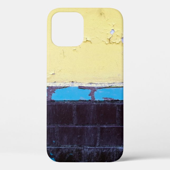 Old painted damaged concrete wall. Texture. Abstra Case-Mate iPhone Case (Back)