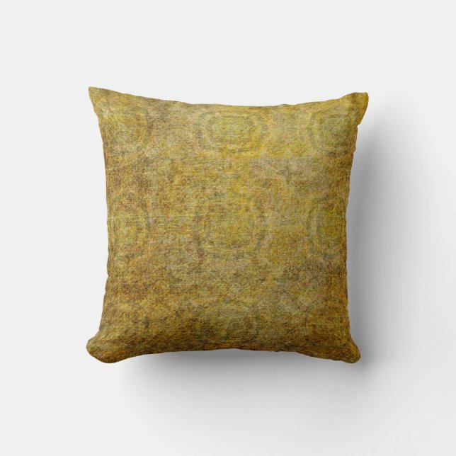 Old Paper Design. Ultrawide Grunge Seamless Colorf Throw Pillow (Front)