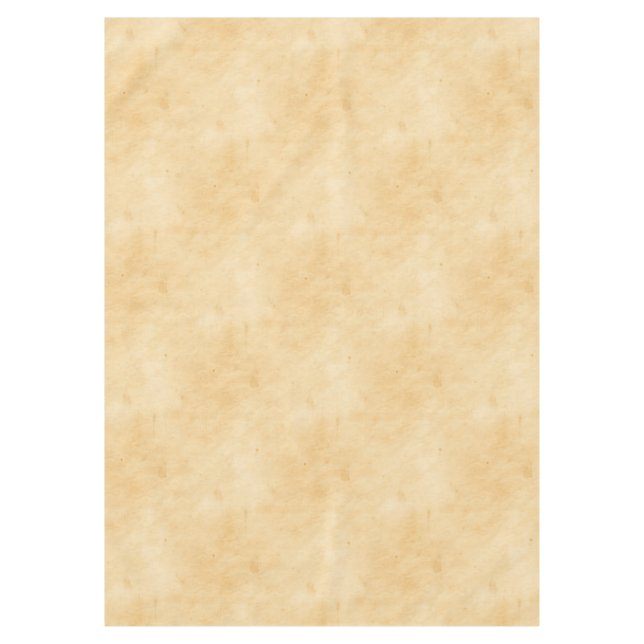Old Parchment Background Stained Mottled Look Tablecloth (Front)