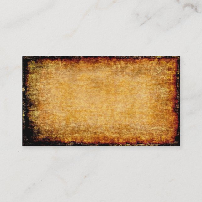 Old Parchment Business Card Blank (add text) ~  (Front)