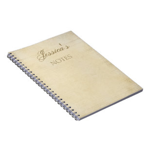 Old Parchment Personalized Notebook