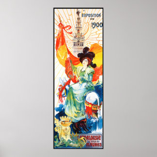 Old Paris Worlds Fair Poster Advertising
