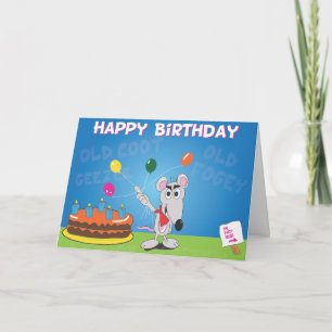 Old Person's Funny Birthday Card