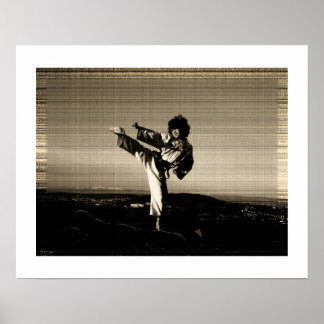 'Old photo' taekwondo poster