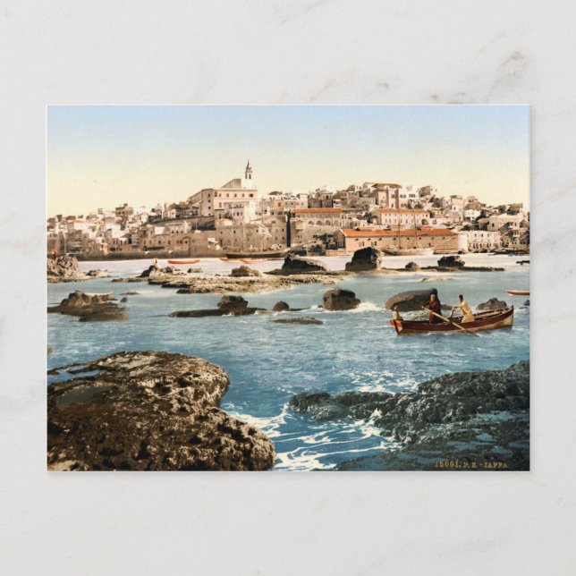 Old photochrom print of Jaffa  Postcard (Front)
