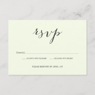 Old Photos Wedding RSVP card
