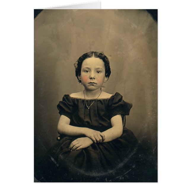 Old Phtograph of a Victorian Girl (Front)