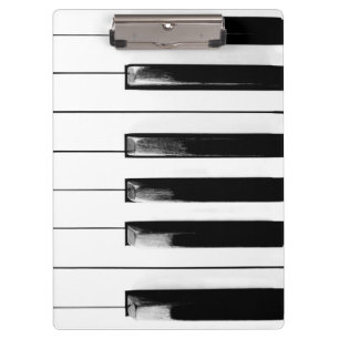 Old Piano Keys Clipboard