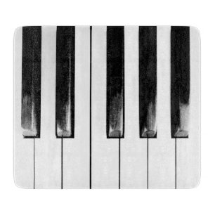 Old Piano Keys Funny Cool Cutting Board