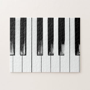 Old Piano Keys Funny Cool Jigsaw Puzzle