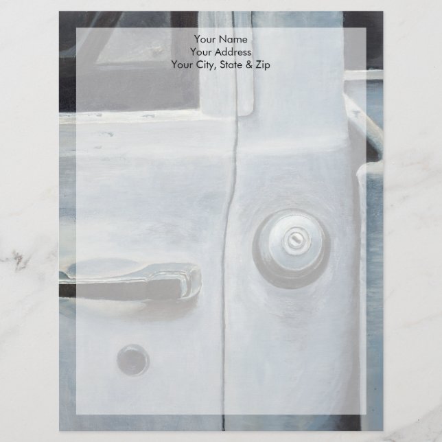 Old Pickup Truck Letterhead (Front)