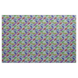 Old pickup trucks fabric