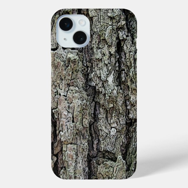 Old Pine Bark Case-Mate iPhone Case (Back)