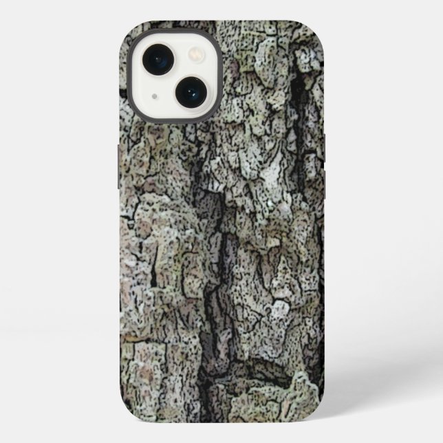 Old Pine Bark iPhone Case (Back)